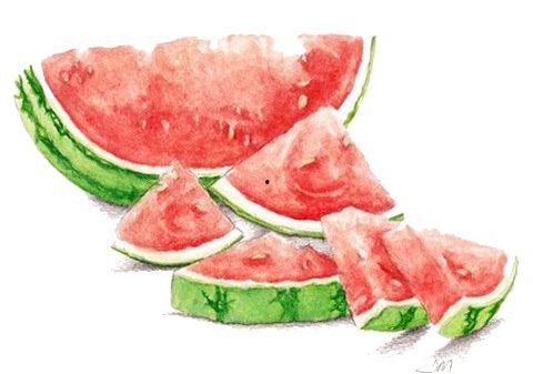 吃瓜吃多了口干